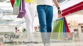  Presentation with varicose veins on a legs - Beautiful slides featuring personal shopper - legs of young couple going backdrop and a soft green colored foreground