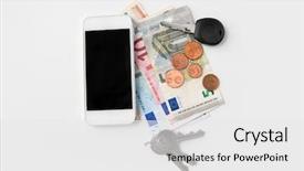  Presentation with personal - Amazing slide set having personal stuff and objects concept backdrop and a white colored foreground