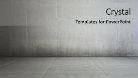  Presentation with concrete - Presentation design having perspective - empty room with concrete wall background and a light gray colored foreground