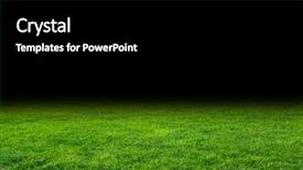  Presentation with football stadium - PPT theme having perspective - stadium abstract football background and a black colored foreground
