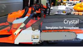  Presentation with new market - Colorful PPT theme enhanced with perspective in shop tools market backdrop and a gray colored foreground