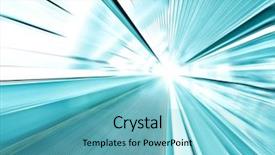  Presentation with traffic light - Cool new PPT layouts with perspective wide angle view backdrop and a light blue colored foreground