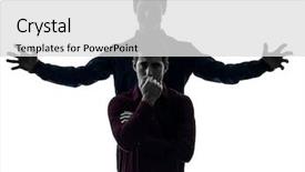  Presentation with shadow - Cool new presentation with persuasion - two young men domination concept backdrop and a light gray colored foreground