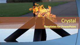  Presentation with kings - Amazing PPT layouts having eternal flame in perth's backdrop and a  colored foreground
