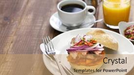  Presentation with peruvian cusines - Cool new theme with peruviam - pan con chicharron peruvian pork backdrop and a coral colored foreground