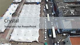  Presentation with brazil - Slide deck enhanced with pesos - aerial view of belem do background and a  colored foreground