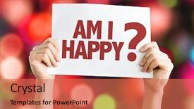  Presentation with happy birthday card brother - Cool new PPT layouts with pessimism - am i happy card backdrop and a  colored foreground