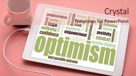  Presentation with death penalty word cloud - Colorful presentation theme enhanced with pessimism - optimism word cloud backdrop and a lemonade colored foreground