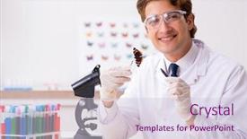  Presentation with new babie - Colorful theme enhanced with pest analysis - scientist entomologist studying new butterfly backdrop and a lemonade colored foreground