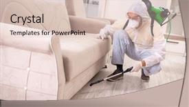  Presentation with pest control - Audience pleasing presentation design consisting of pests - pest control contractor working backdrop and a lemonade colored foreground