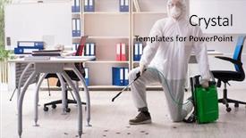  Presentation with pest control - Colorful presentation theme enhanced with pests - professional contractor doing pest control backdrop and a  colored foreground