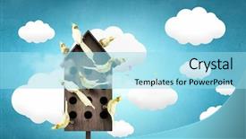  Presentation with apartments - Amazing theme having pet hotel - apartments for friendly living backdrop and a  colored foreground