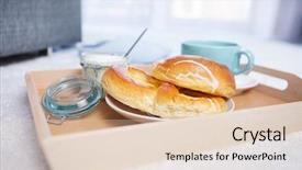  Presentation with good morning couple bed - Slide set with pet hotel - good morning sweet breakfast bedroom background and a  colored foreground