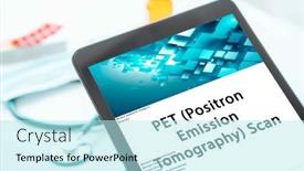  Presentation with radioactive - PPT theme with pet-positron-emission-tomography-scan background and a arctic colored foreground