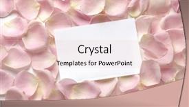  Presentation with roses - Cool new presentation theme with roses petals and white blank paper backdrop and a lemonade colored foreground