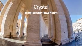  Presentation with faith - PPT theme enhanced with italy rome st peter's basilica background and a  colored foreground