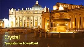  Presentation with peter - Beautiful presentation featuring nightshot of saint peter's backdrop and a tawny brown colored foreground