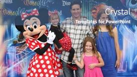  Presentation with disney - PPT theme with peter-facinelli-at-the-world background and a ocean colored foreground