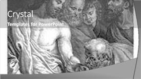  Presentation with joseph - Cool new slide deck with peter-receives-the-keys backdrop and a dark gray colored foreground