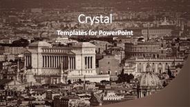  Presentation with vatican - PPT layouts having peter s basilica in vatican background and a tawny brown colored foreground