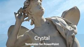  Presentation with classic - PPT theme with wind turbines generating electricity in a stormy weather background and a gray colored foreground