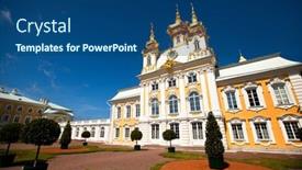  Presentation with peter - Presentation consisting of peterhof-russia-july-1-peterhof background and a ocean colored foreground