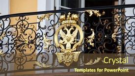  Presentation with name - Colorful PPT theme enhanced with peterhof-russia-july-1-peterhof backdrop and a tawny brown colored foreground