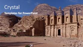  Presentation with petra jordan - Slide set with petra-jordan-march-15-2014 background and a ocean colored foreground