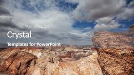  Presentation with shenandoah national park big meadows - PPT layouts enhanced with petrified forest national park arizona background and a gray colored foreground