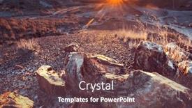  Presentation with arizona - Slide set consisting of petrified-forest-national-park-arizona background and a tawny brown colored foreground