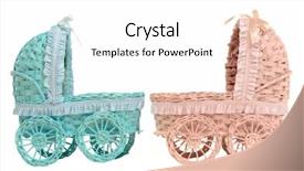  Presentation with vintage - Beautiful slide deck featuring petro - two old vintage strollers backdrop and a white colored foreground