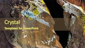  Presentation with petroglyphs - Audience pleasing PPT theme consisting of petroglyphs of the tract kalbak backdrop and a tawny brown colored foreground