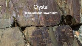  Presentation with petroglyphs - Amazing PPT theme having petroglyphs of the tract kalbak backdrop and a  colored foreground