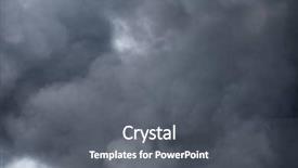  Presentation with vape concept smoke clouds - Slide set with petrolium - large black billowing clouds background and a gray colored foreground