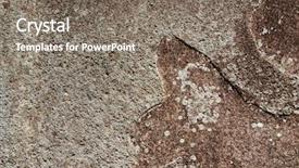  Presentation with texture - Slide set featuring petrology - background and texture concept background and a  colored foreground