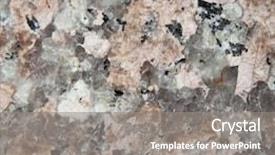 Presentation with granite - Amazing presentation design having petrology - high magnification granite stone texture backdrop and a gray colored foreground