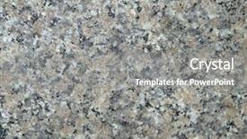  Presentation with granite - PPT theme consisting of petrology - real granite texture background and a gray colored foreground