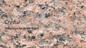  Presentation with granite - Colorful theme enhanced with petrology - real granite texture backdrop and a coral colored foreground