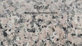  Presentation with granite - Cool new presentation with petrology - real granite texture backdrop and a light gray colored foreground