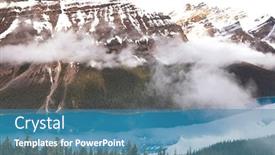  Presentation with banff national park - PPT layouts consisting of peyto-lake-in-banff-national background and a teal colored foreground