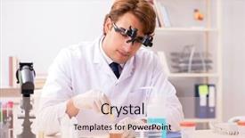  Presentation with rat in lab - Beautiful PPT theme featuring ph - chemist in the lab checking backdrop and a lemonade colored foreground