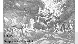  Presentation with solar car - PPT layouts consisting of phaethon-s-ride background and a light gray colored foreground