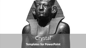  Presentation with egyptian - PPT theme having pharaoh-egyptian-gods-dead-religion background and a gray colored foreground