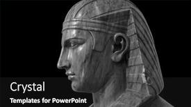  Presentation with egyptian - Cool new slide set with pharaoh-egyptian-gods-dead-religion backdrop and a dark gray colored foreground