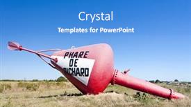  Presentation with france - Presentation design consisting of phare-de-richard-gironde-department background and a teal colored foreground