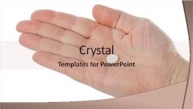  Presentation with pills - Audience pleasing PPT theme consisting of pharm - hand with pills isolated backdrop and a coral colored foreground