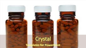  Presentation with medicament medical medicine pills - Cool new slide deck with cute baby boy backdrop and a lemonade colored foreground