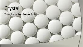  Presentation with pharmaceutical tablets - Cool new slide deck with pharma industry - white pills or pharmaceutical tablets backdrop and a light gray colored foreground