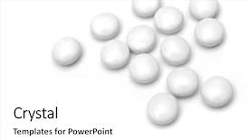  Presentation with pellet - Audience pleasing presentation theme consisting of pharmaceutical pellet - white pill backdrop and a white colored foreground