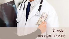  Presentation with medical sales - Beautiful PPT theme featuring pharmaceutical sales rep bribing doctor backdrop and a lemonade colored foreground